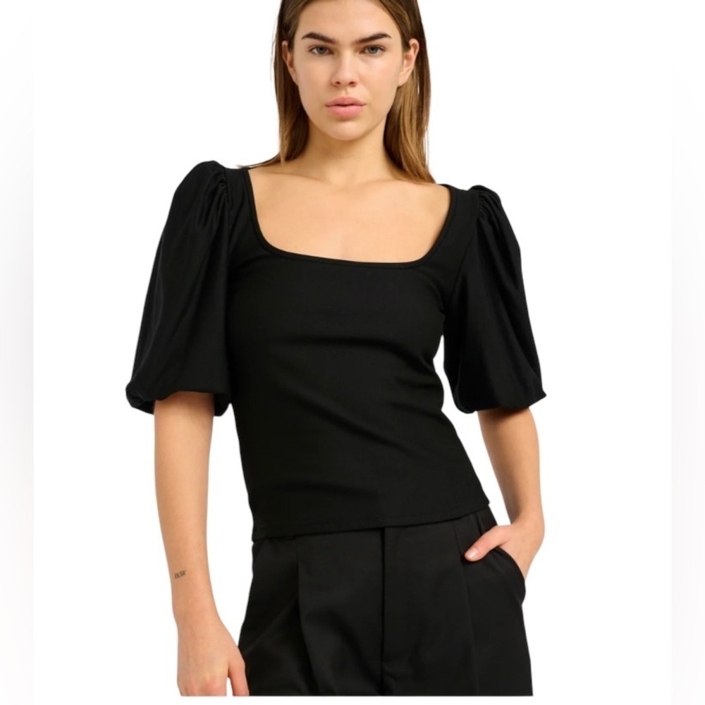 RW&CO XS Bubble Sleeve Top